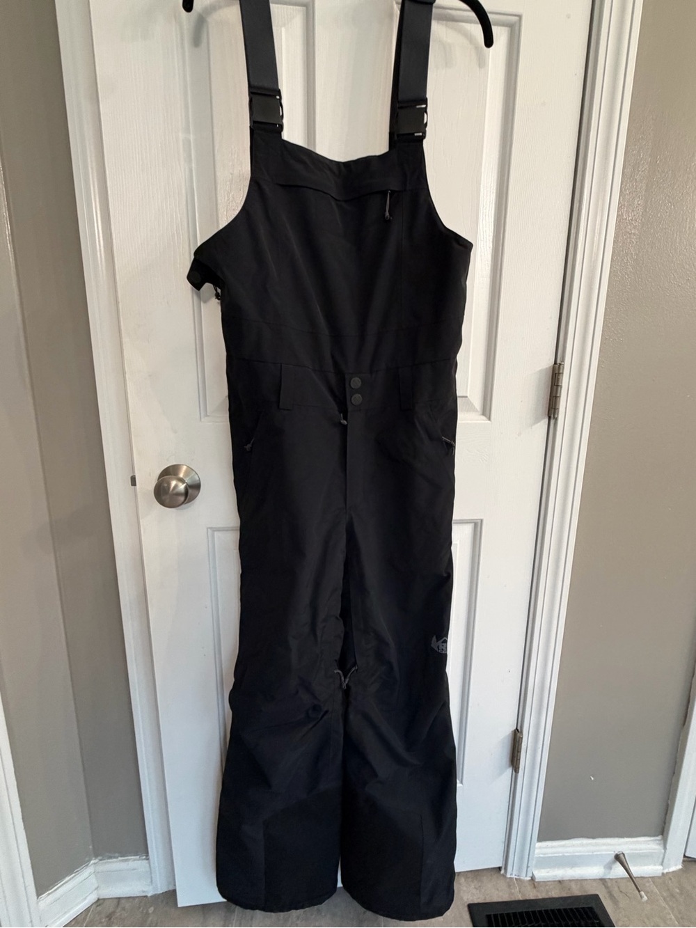 REI Co-op Powderbound Black Insulated Ski Snowboard Bib Pants Small